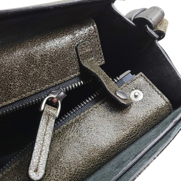 Brunello Cucinelli Buffed Leather Shoulder Bag. Monili - Picture 13 of 16